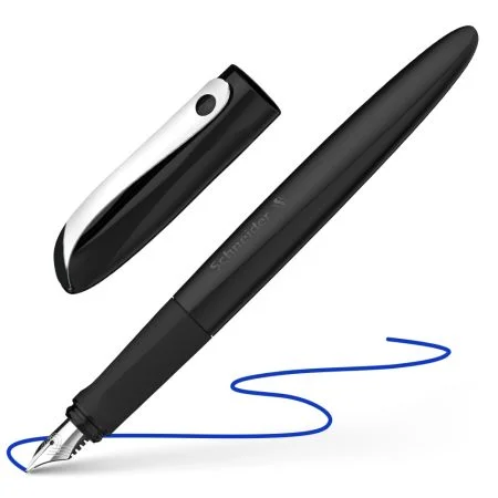 Tovární Cena Plnicí pero Schneider Wavy black - modrá náplň