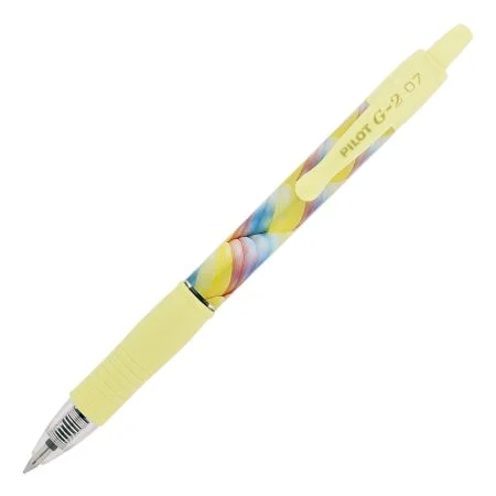 Víkendová Akce Roller gelový PILOT G-2 Flow 0,7 mm, žlutý - černá náplň