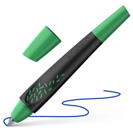 Roller bombičkový Schneider Breeze Black-green - modrá náplň Sleva