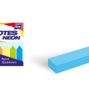 Akce bloček samolepící 5ks 12x44mm 125 listů mix 5 barev neon 7500893