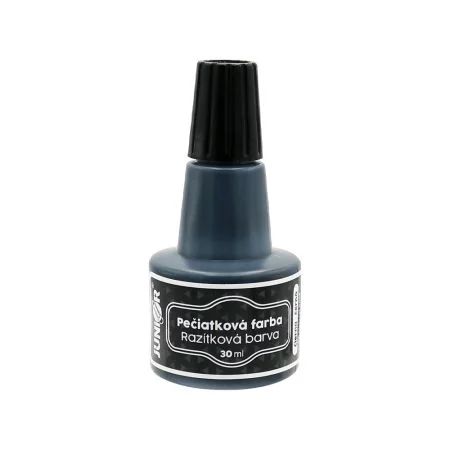 Razítková barva 30 ml - černá Oblíbený