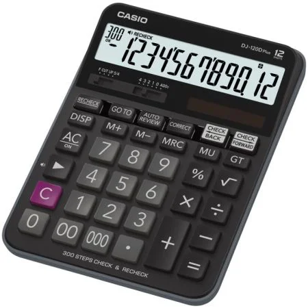 Nízká Cena Kalkulačka Casio DJ 120 D plus displej 12 míst