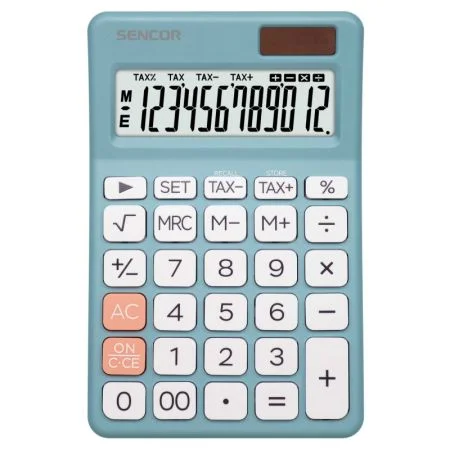 kalkulačka Sencor SEC 381 TAX - 12 míst / modrá Poslední Šance