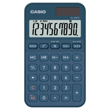 Vrácení Zdarma Kalkulačka Casio SL 310 YC - 10 míst / modrá