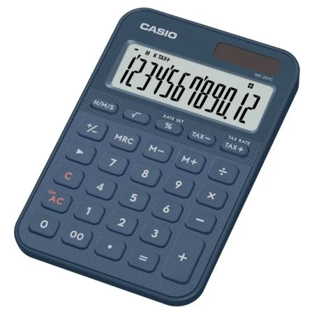 Kalkulačka Casio MS 20 YC - 12 míst / modrá Nejlepší Volba