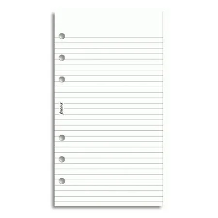 Náplň do diáře Filofax Linajková/ bílá, osobní Poslední Šance