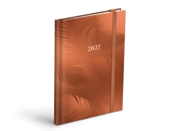 Zlevněný diář 2027 T805 Lamino 4 s gumkou 7781574