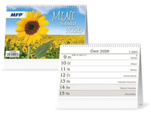 Nízká Cena kalendář 2026 stolní Mini 1061660