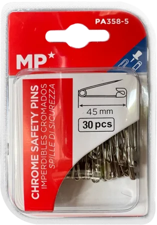 Horká Nabídka špendlíky zavírací 45mm 30ks MP PA358-5 blistr