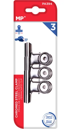 klip dopisní 50mm chrom MP PA394 blistr Víkendová Akce